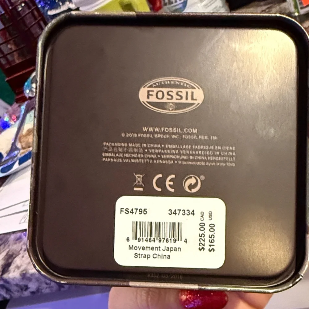 Fossil Two-Tone Chronograph Watch